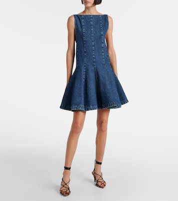 Mags denim minidress | Khaite