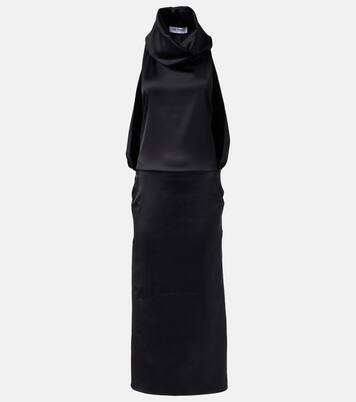 Robe midi en satin | The Attico