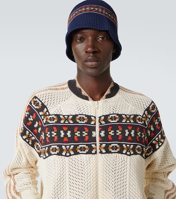 x Clot embroidered crochet cotton bucket hat | Adidas