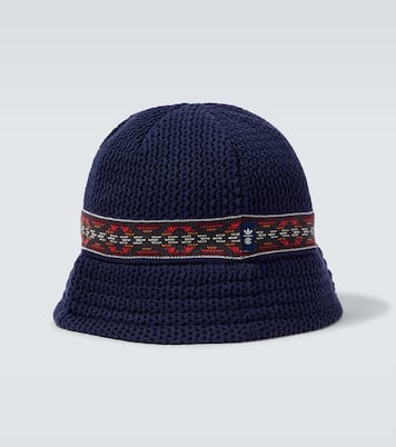 x Clot embroidered crochet cotton bucket hat | Adidas