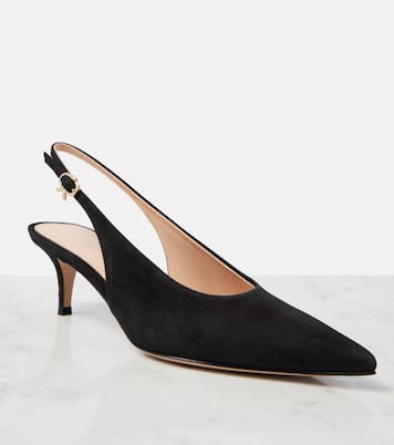 Escarpins Robbie 55 en daim | Gianvito Rossi