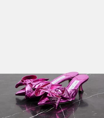 Staz 50 metallic leather mules | Jimmy Choo