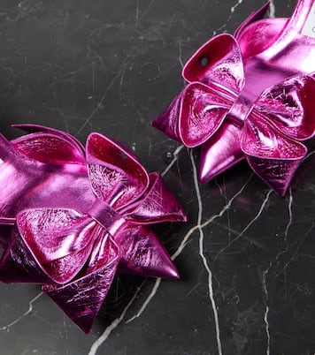 Staz 50 metallic leather mules | Jimmy Choo