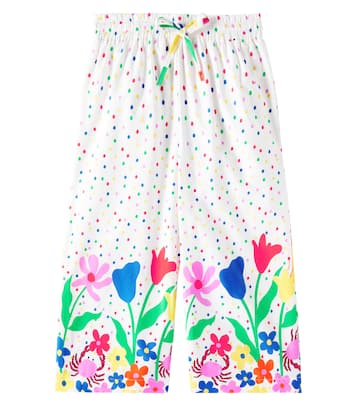 Pantalon ample en coton à fleurs | Fábula