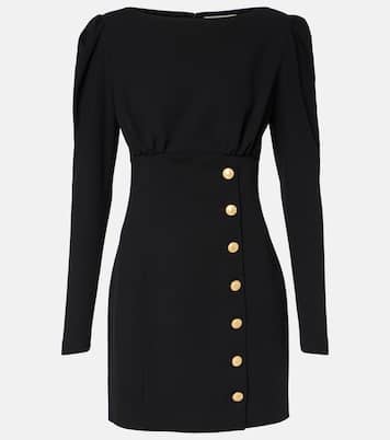 Wool-blend crêpe minidress | Alessandra Rich