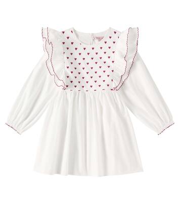 Robe Cœur brodée en coton | Konges Sløjd