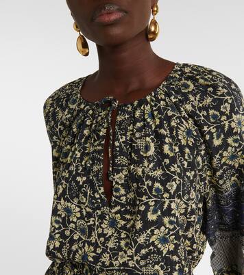 Robe Abri en coton à fleurs | Ulla Johnson