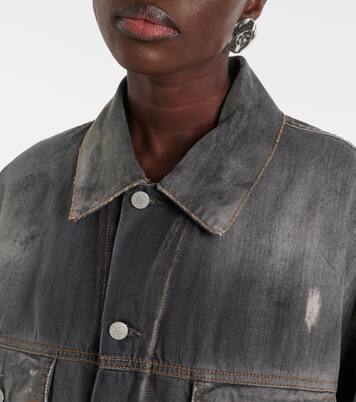 Printed denim jacket | Acne Studios