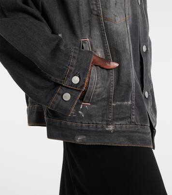 Printed denim jacket | Acne Studios