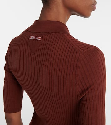 Polo en mezcla de algodón | Prada