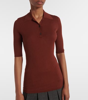 Polo en mezcla de algodón | Prada