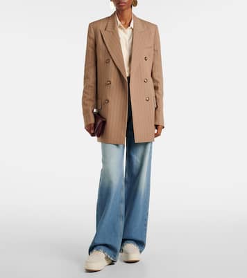 Plateau-Sneakers H670 aus Veloursleder | Hogan