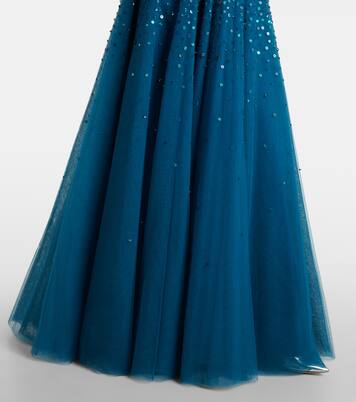 Robe longue Bee à cristaux | Jenny Packham