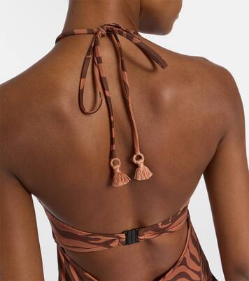 Robe midi Jungle Palms imprimée | Johanna Ortiz