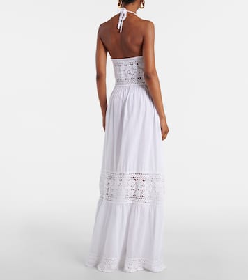 Maxikleid Filigree mit Häkelstrick | Anna Kosturova