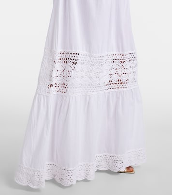 Maxikleid Filigree mit Häkelstrick | Anna Kosturova