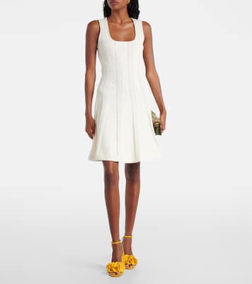 Miniabito in maglia traforata | Oscar de la Renta