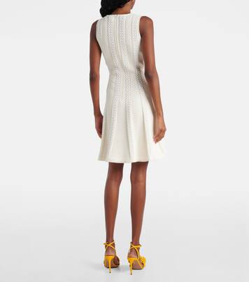 Miniabito in maglia traforata | Oscar de la Renta