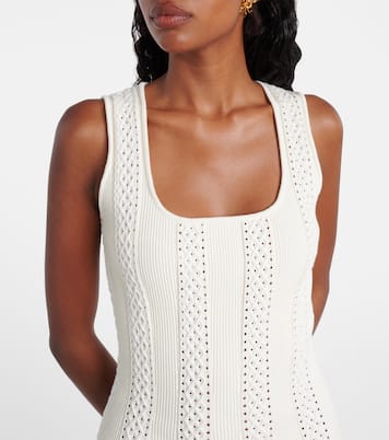 Miniabito in maglia traforata | Oscar de la Renta