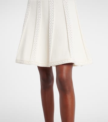 Miniabito in maglia traforata | Oscar de la Renta