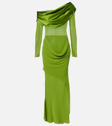 Robe aus Seiden-Georgette | Christopher Esber