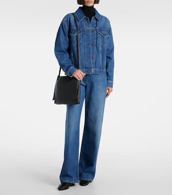 Sac à bandoulière Nan Medium en cuir | The Row