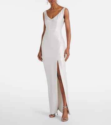 Bridal - Abito lungo con cristalli | Roland Mouret
