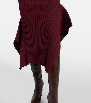 Midirock aus Rippstrick | Stella McCartney