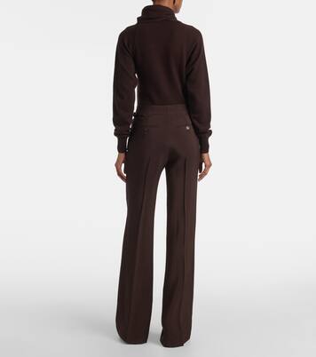Pantalones anchos de tiro alto | Tom Ford