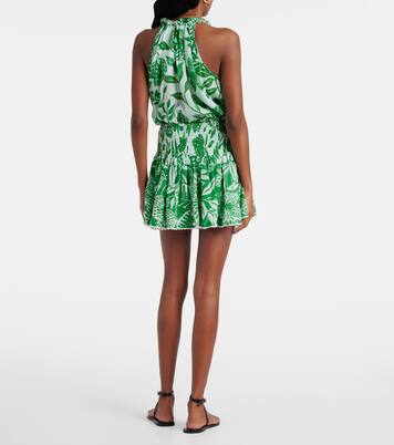 Minifalda Colleen de algodón floral | Poupette St Barth