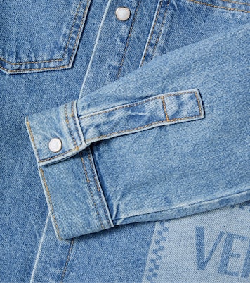 Camicia di jeans con logo | Versace Kids