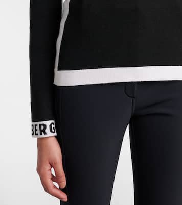 Jersey Noemi de cuello alto en intarsia | Goldbergh