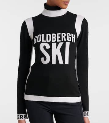 Jersey Noemi de cuello alto en intarsia | Goldbergh