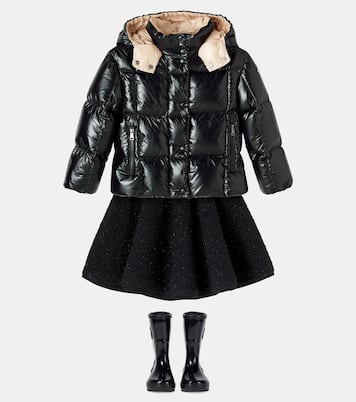 Gonna in teddy a pieghe | Moncler Enfant