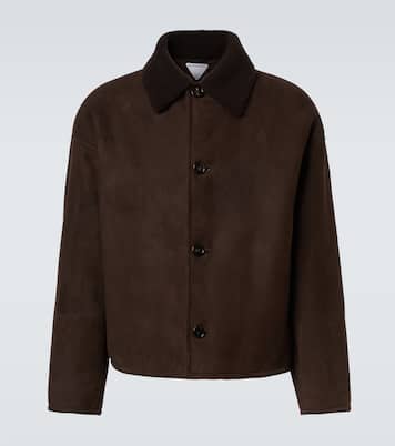 Jacke aus Leder mit Shearling | Bottega Veneta