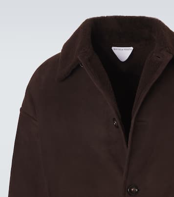Jacke aus Leder mit Shearling | Bottega Veneta