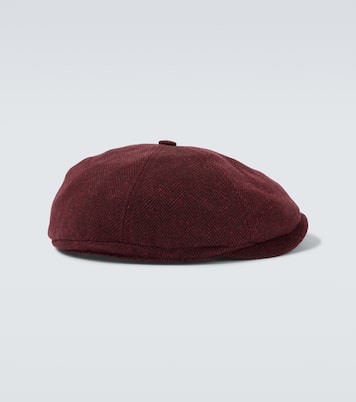 Casquette gavroche en laine et cachemire | Brunello Cucinelli