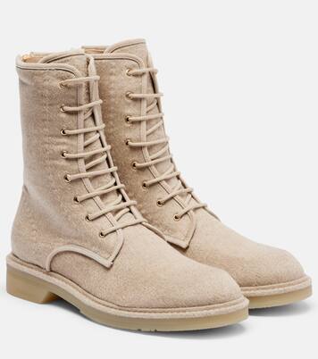 Baker cashmere combat boots | Max Mara
