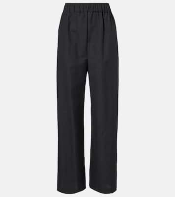 Baxter plaid wide-leg pants | The Frankie Shop