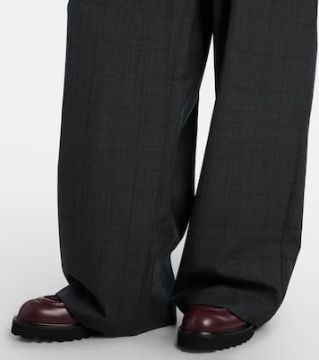 Baxter plaid wide-leg pants | The Frankie Shop