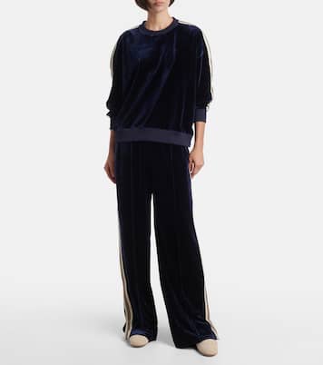 Sweatshirt Monaco Lisel aus Samt | The Upside