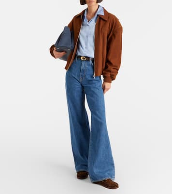 Bedruckte Segelschuhe Vandee aus Veloursleder | Gianvito Rossi