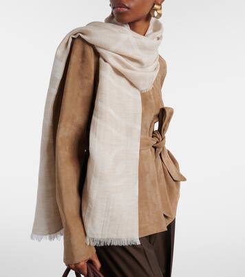 Lancia cashmere, silk, and wool scarf | Max Mara