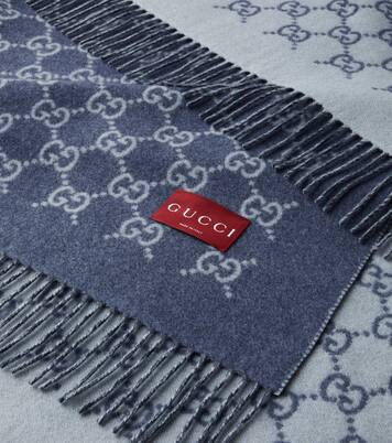 GG wool and cashmere blanket | Gucci