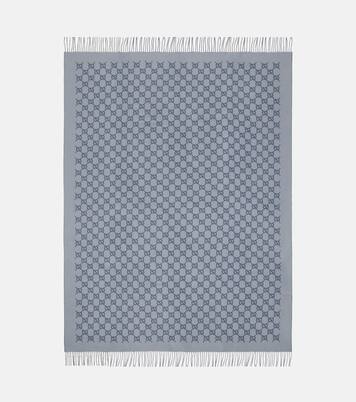 GG wool and cashmere blanket | Gucci