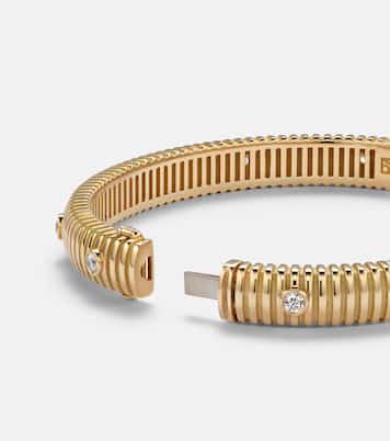 Pulsera Clio de oro de 18 ct (750/1000) con diamantes | Pamela Zamore