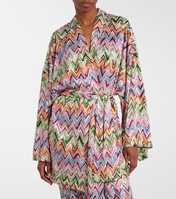 Zigzag wrap cardigan | Missoni