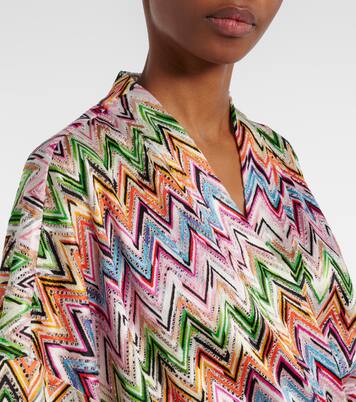 Zigzag wrap cardigan | Missoni