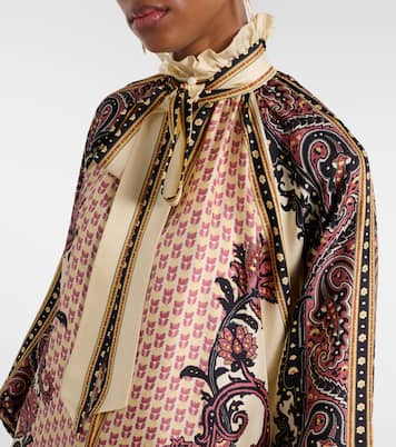 Blusa de sarga de seda estampada | Etro