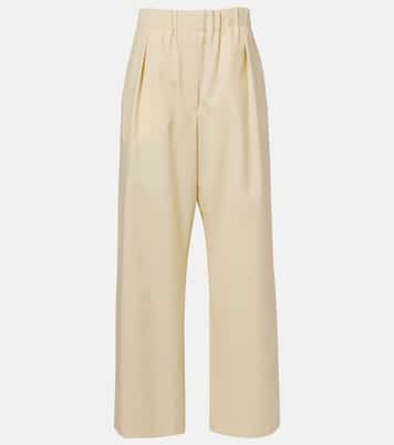 Pantalon ample en laine | Jil Sander
